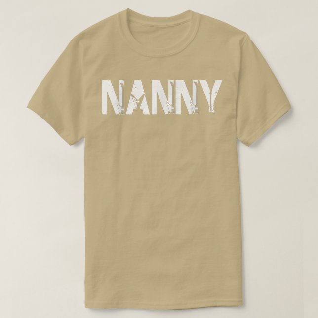 Retro Guitarist Mother Nanny Guitar Mother's Day M T-Shirt (Design Front)