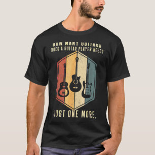 Retro Guitars For Men Guitar Players Music Vintag T-Shirt