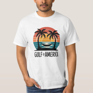 Retro Gulf of America Sunset Beach Vibes Tee
