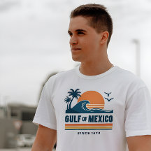 Retro Gulf of Mexico Since 1672 White