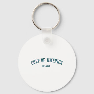 Retro Gulf Of Us America 2025 American Flag Gulf M Key Ring