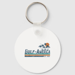 Retro Gulf Of Usa America Est 2025 American Flag G Key Ring
