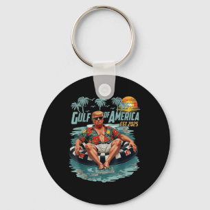 Retro Gulf Of Usa America Est 2025 American Gulf U Key Ring