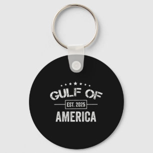 Retro Gulf Of Usa America Est 2025 Gulf Mexico Key Ring