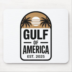 Retro Gulf Of Usa America Est 2025 Gulf Mexico Mouse Pad