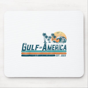 Retro Gulf Of Usa America Est 2025 Mouse Pad