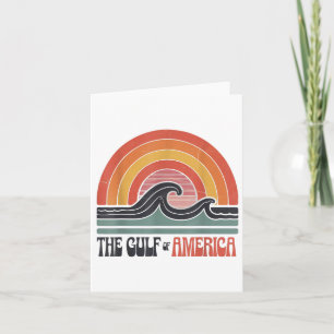 Retro Gulf Of Usa America The Gulf Of Mexico Or Am Card