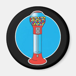 retro gumball machine magnet