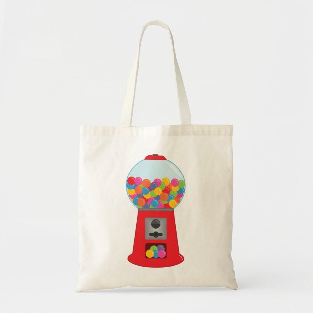 Retro Gumball Machine Tote Bag (Front)