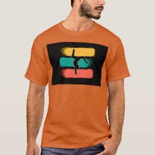 Retro Gymnast Gymnastic Acrobat Aerobat Trainer 1 T-Shirt