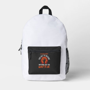 Retro Halloween Anything You Want Design_1 Printed Backpack