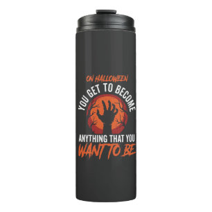 Retro Halloween Anything You Want Design_1 Thermal Tumbler