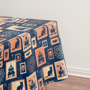 Retro Halloween Artistamps Tablecloth