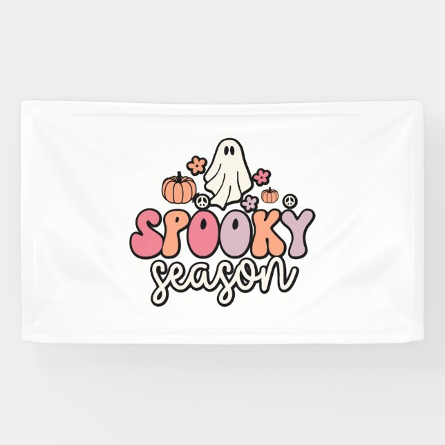 Retro Halloween Banner (Horizontal)