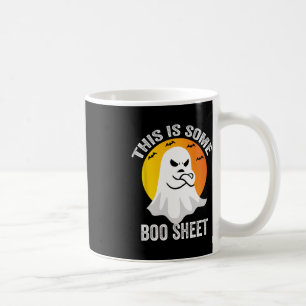 Retro Halloween Boo Ghost Costume This is Some Boo Coffee Mug