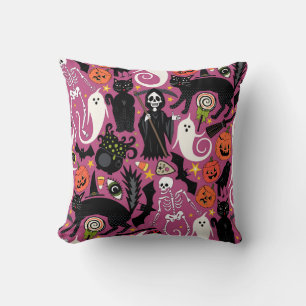 retro halloween bubblegum cushion