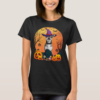Retro Halloween Costume Chihuahua Dog T-Shirt