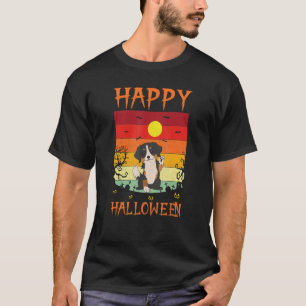 Retro Halloween Costumes Matching Bernese Mountain T-Shirt