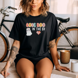 Retro Halloween ER Nurse Shirt, Vintage Style T-Shirt