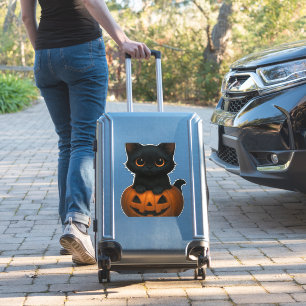 Retro Halloween Ghost and Cat Oversized T-Shirt