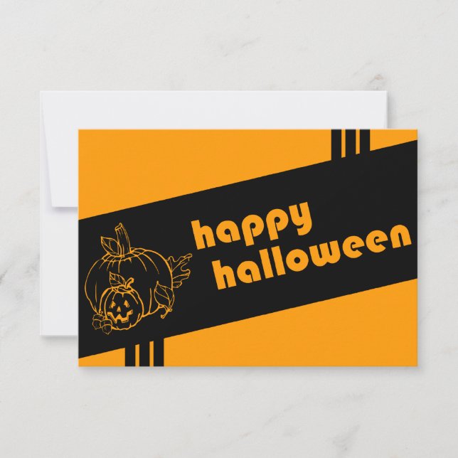 retro halloween invitation (Front)