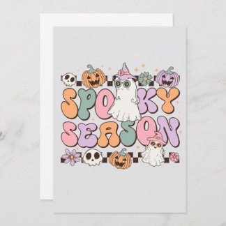 Retro Halloween Invitation