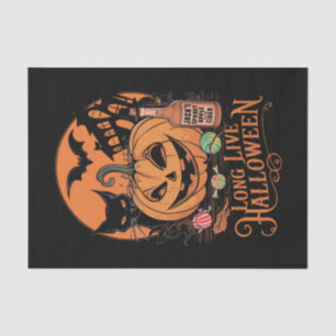 Retro Halloween Long Live Fall Spooky Season  Tissue Paper