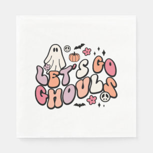 Retro Halloween Napkin