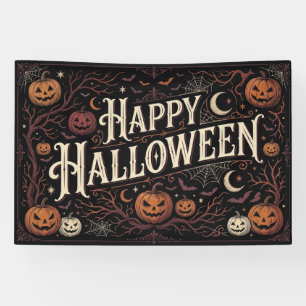 Retro Halloween Party Banner Halloween Decoration