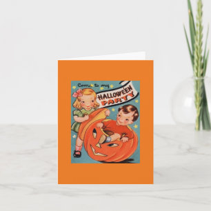 Retro Halloween Party Invitation