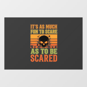 Retro Halloween Scare Skull Design_1
