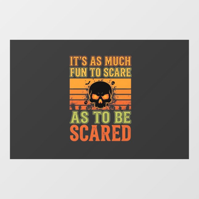 Retro Halloween Scare Skull Design_1 (Sheet)
