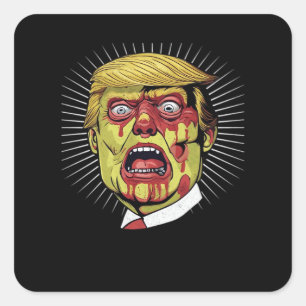 Retro Halloween  Square Sticker