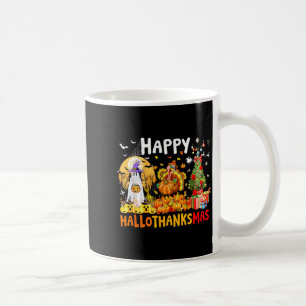 Retro Halloween Thanksgiving Christmas Happy Hallo Coffee Mug