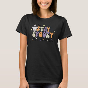 Retro Halloween Trendy Spooky Cute Ghost T-Shirt