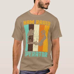 Retro Ham Radio I Base Station Amateur Radio I Ham T-Shirt