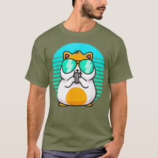 Retro Hamster Kawaii Shirt Hamster Dad Kids Mum