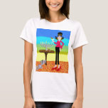 Retro Hanukkah and a Martini T-Shirt<br><div class="desc">Retro Chanukah and a Martini</div>