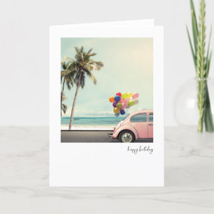 Retro Happy Birthday Card