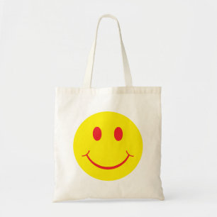 Retro Happy Face Tote Bag
