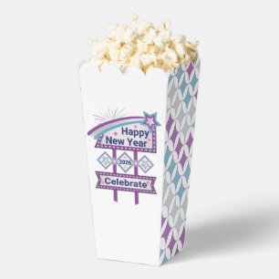 Retro Happy New Year Sign – Celebrate Marquee Favour Box