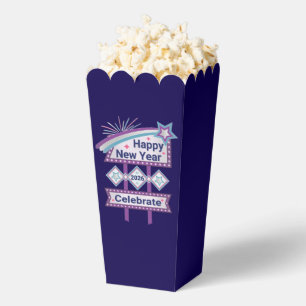 Retro Happy New Year Sign – Celebrate Marquee Favour Box