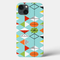 Retro Harlequin Pattern iPad Air Case