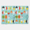 Retro Harlequin Pattern Kitchen Towel