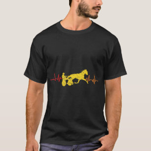 Retro Harness Racing Horse Racing Trotting Harness T-Shirt