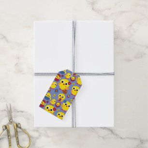 Retro Hatch Easter Eggs Gift Tags