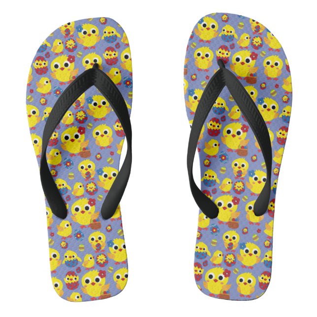 Retro Hatch Easter Eggs Jandals (Footbed)