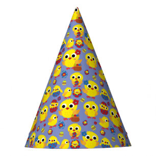 Retro Hatch Easter Eggs Party Hat