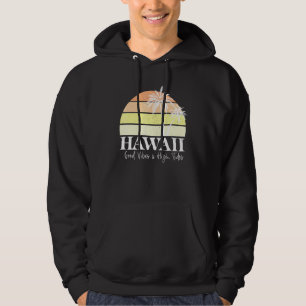 Retro Hawaii Hawaiian Summer Beach Tropical Vacati Hoodie