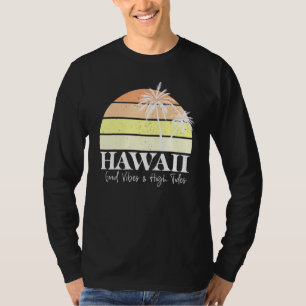 Retro Hawaii Hawaiian Summer Beach Tropical Vacati T-Shirt